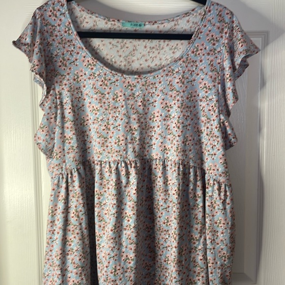 Floral babydoll top by PS Kate - Picture 1 of 7